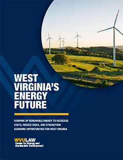 WVU Law West Virginia's Energy Future report cover